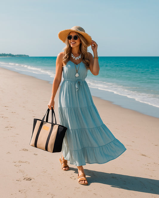 XL Jute Beach Bag